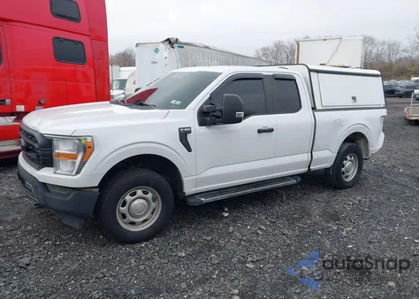 2021 Ford F-150 Xl из США, поврежденный, VIN 1FTEX1EP6MKD91517